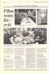 ukeadressa 8. september 1990, venstre side, side 14 © Bent Ramberg (Klikk for større bilde!)