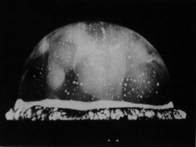 George 30ms :: 30ms. George was the largest thermonuclear explosion to date and a dazzling part of Operation Greenhouse. Click for larger picture!